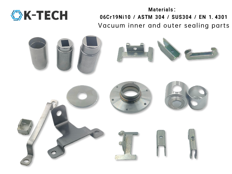 304 Stainless Steel Vacuum Inner and Outer Sealing Stamping Parts - Image 2